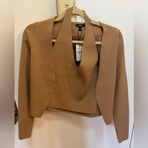 Express Women's Tan Sweater Cardigan